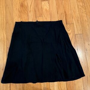 Reformation Classic Black A-Line Skirt